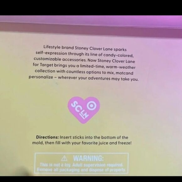 Stoney Clover x Target Pink Large Popsicles Molds - Daisy & Smiley Face - Picture 5 of 5